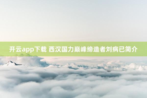 开云app下载 西汉国力巅峰缔造者刘病已简介
